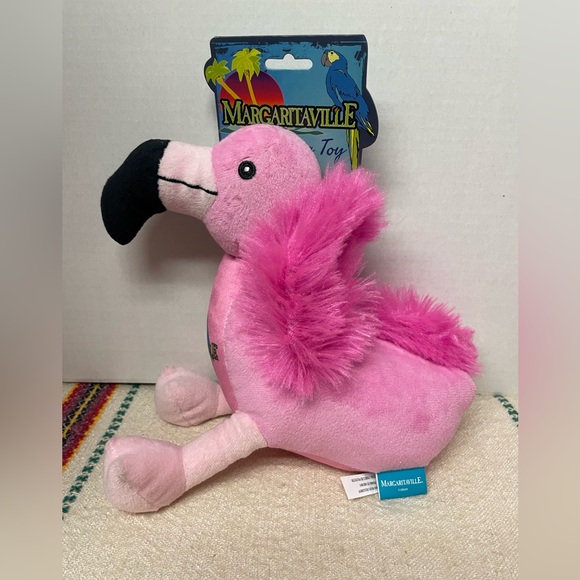 New Margaritaville Pink Flamingo Dog Toy - Picture 1 of 8